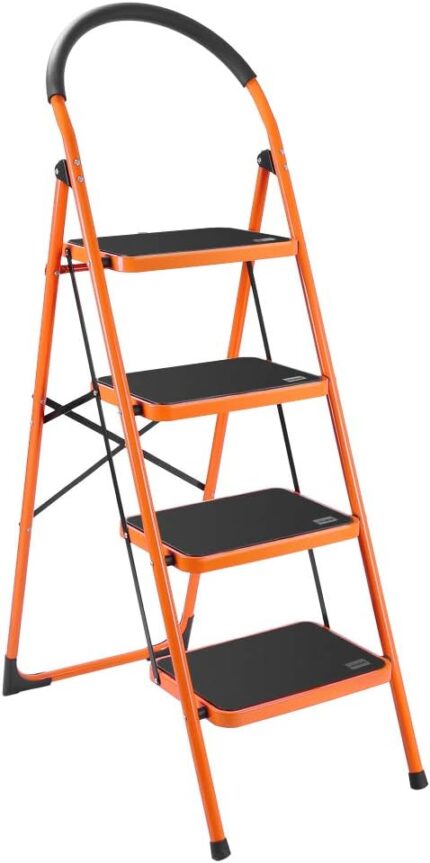 4 step ladder with support