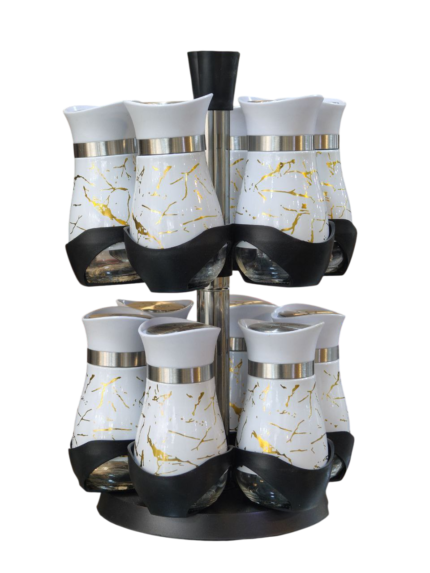 Rotating spice set, 12 pieces