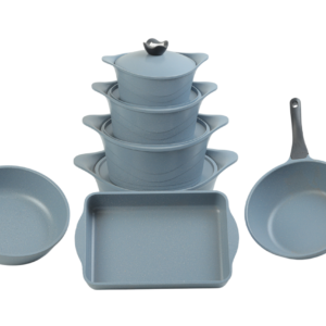 Korean granite cookware set, 25 pieces