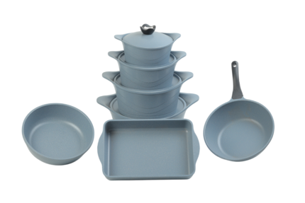 Korean granite cookware set, 25 pieces