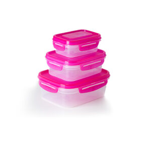 Refrigerator set, Clip Star rectangular, 3 boxes