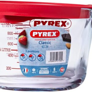 معيار بيركس كبير 1 لتر بمسكه وغطاء