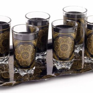 طقم، صينيه + 6 شوب