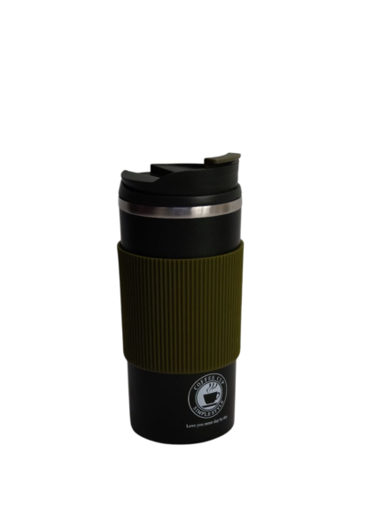 Car mug, matte finish, polygonal, 500 ml