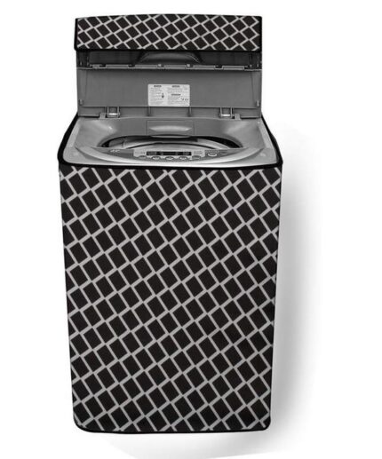 Satin washing machine cover, top-loading automatic, 12-13 kg