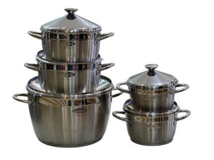 Steel Set, Pyramid Shape, Pot Size 32
