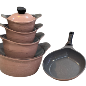 Granite set 11 pcs round die cast