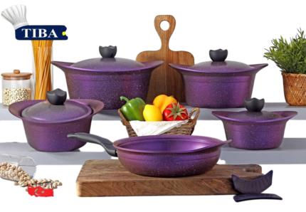 Granite Titanium Cookware Set, 11 Pieces, Korean Model