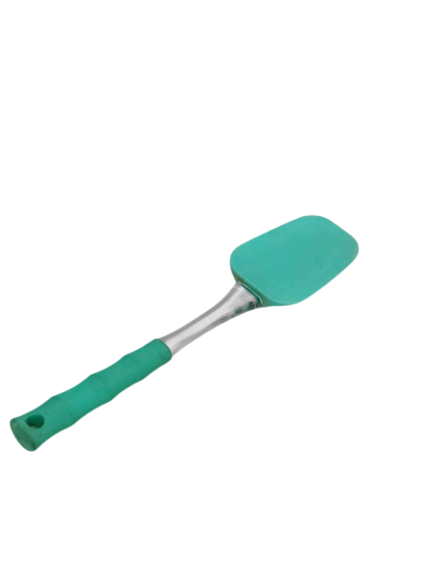 Silicone spatula, wide, with acrylic and silicone handle