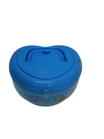 Makeup box, heart-shaped, small