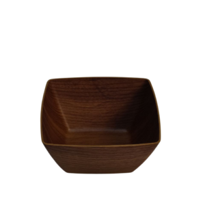 Wooden bowl, square, size 2