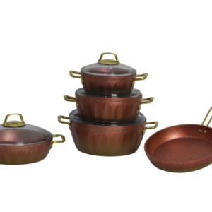 9-piece granite cookware set