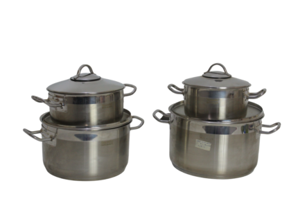 10-piece stainless steel set
