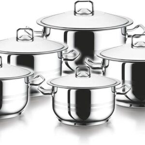 10-piece stainless steel set