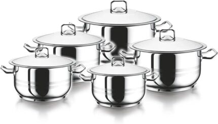 10-piece stainless steel set