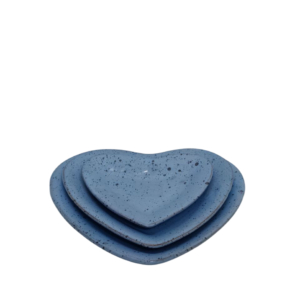 ceramic heart tray set