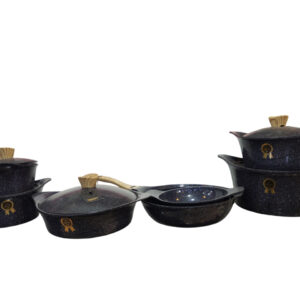 Granite cookware set, Korean style, 14 pieces