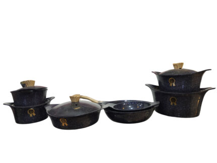 Granite cookware set, Korean style, 14 pieces
