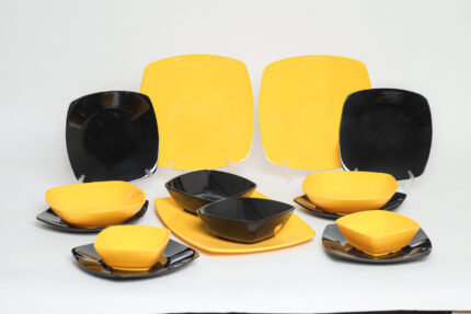 Melamine color set, 38 pieces