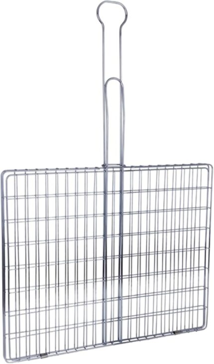 Chrome-plated metal grill rack (medium size)