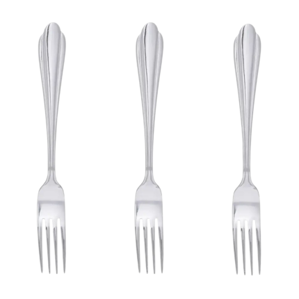 6-piece stainless steel eating spoon/fork set