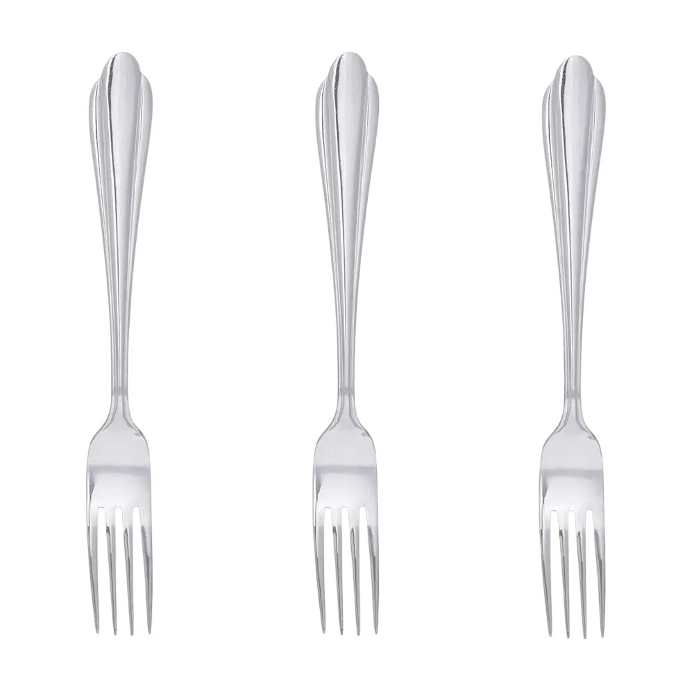 6-piece stainless steel eating spoon/fork set