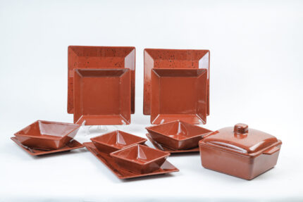 Classic melamine set, 38 pieces