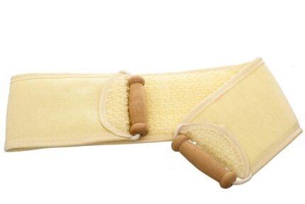 Loofah, wooden handle