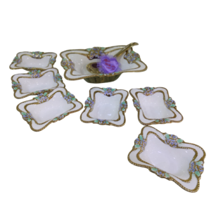 Touches 8-piece set of colorful compotes