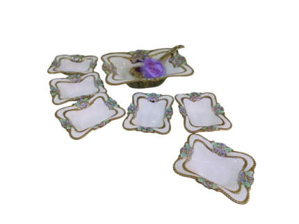 Touches 8-piece set of colorful compotes