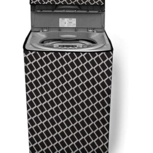 Washing machine cover, satin, top-loading automatic, 10-11 kg