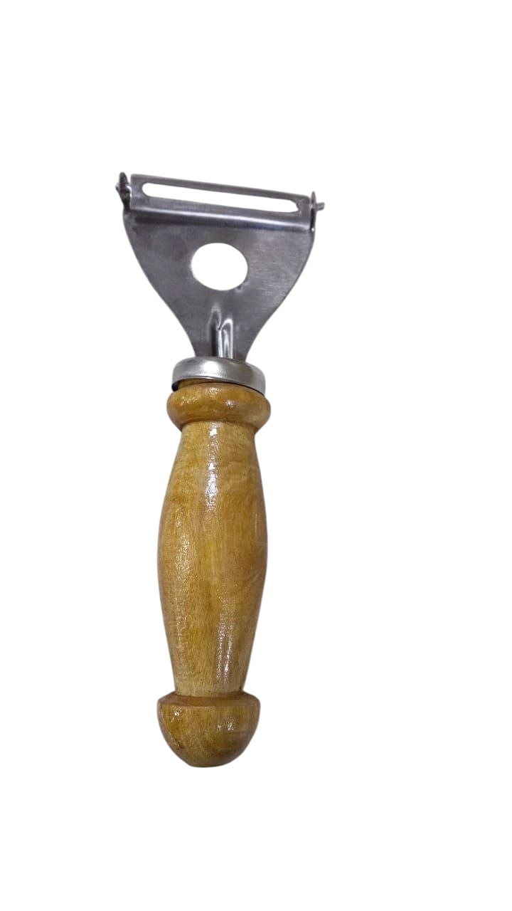wooden handle potato peeler