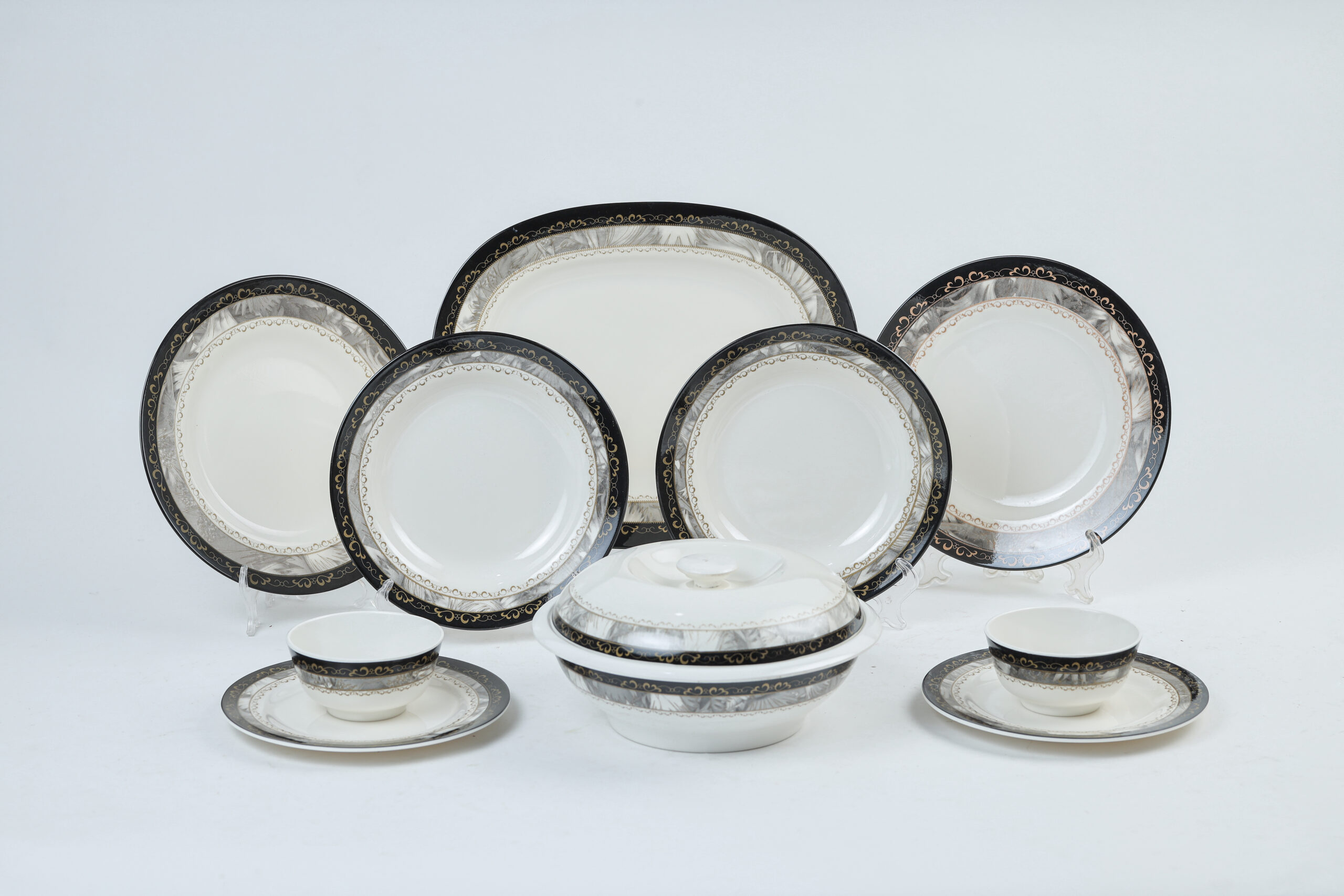 طقم ميلامين 38ق مدور - الصورة 3