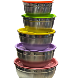 طقم بوله استيل الوان 5*1