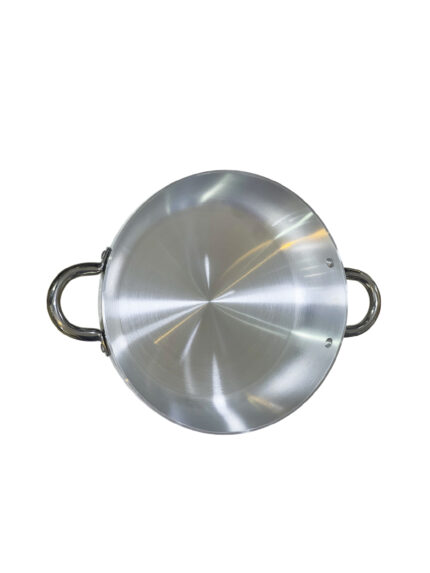 Frying pan with two hands, 24m steel