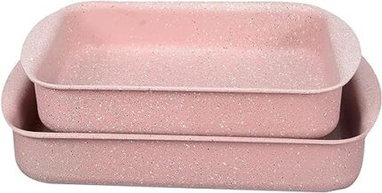 2-piece granite casserole dish set