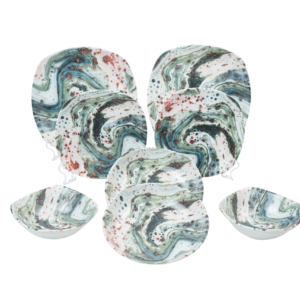 Set, Dinner, Digital, Mourning 24 Pieces