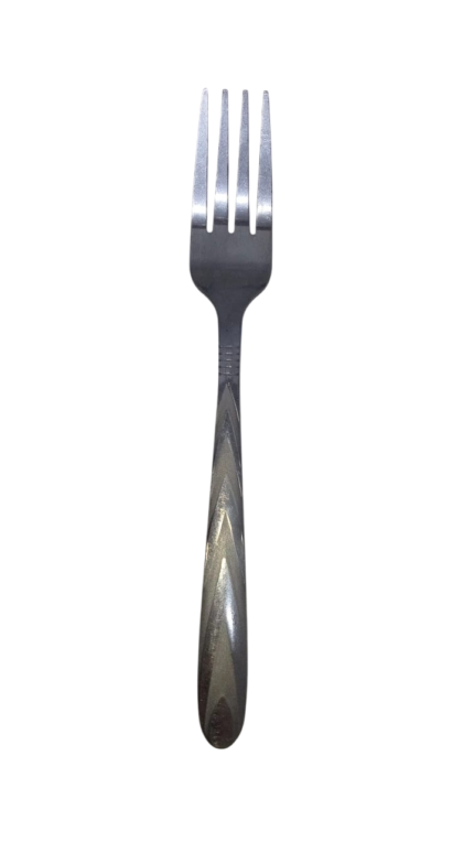 Single silver eating spoon