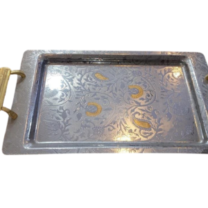Arsha Al Baraka stainless steel tray set