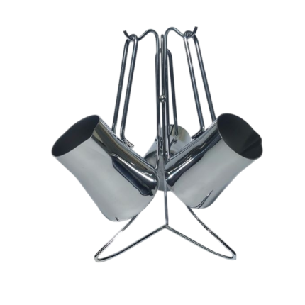 3-piece stainless steel coffee pot set