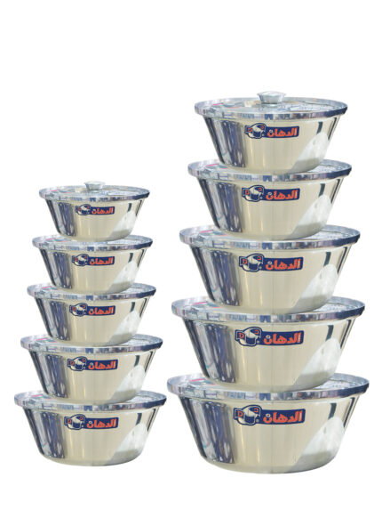 طقم حله شاورما مقبض الومنيوم  10ق /38