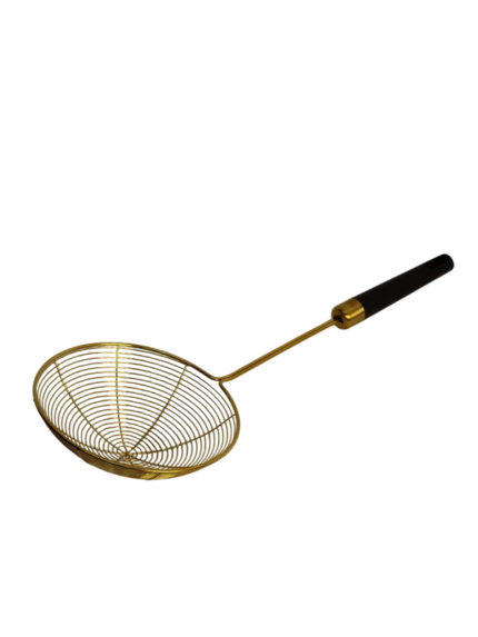 Fryer strainer, golden, 16cm