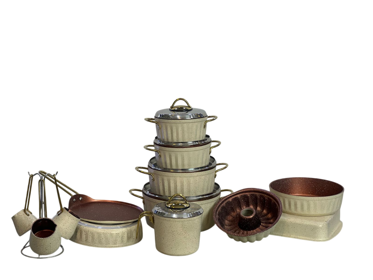 Granite set, 19 pieces