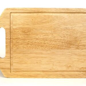 Wooden cutter, Thai style, rectangular with a hollow handle, 33 cm