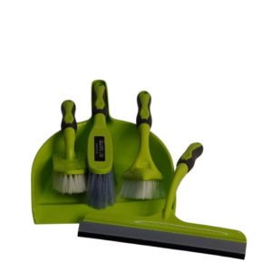 A shovel with a brush, with a phosphorescent penguin handle (5 pieces).