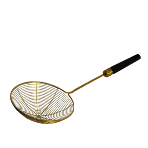 Fryer strainer, golden, 18cm