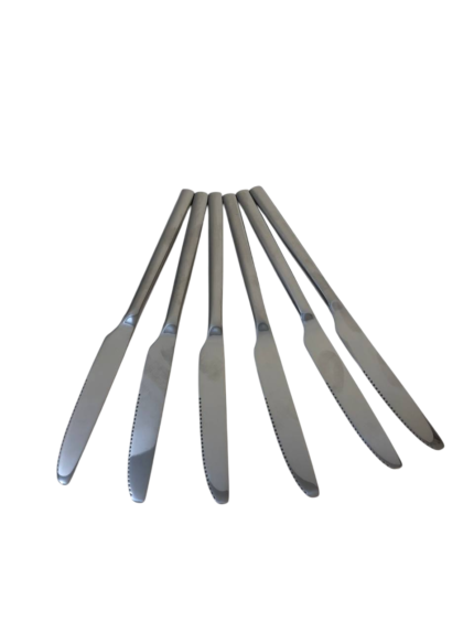 Knife with oval/square handle, 6 pieces