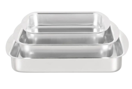3-piece aluminum casserole dish set