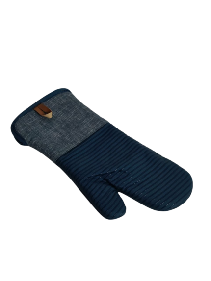 Kitchen gloves, fabric * silicone, ribbed