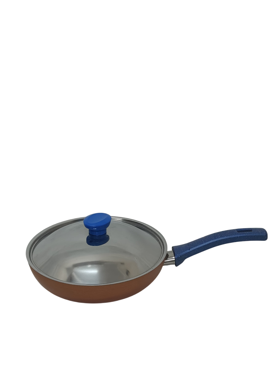 Granite frying pan with lid, 24 cm